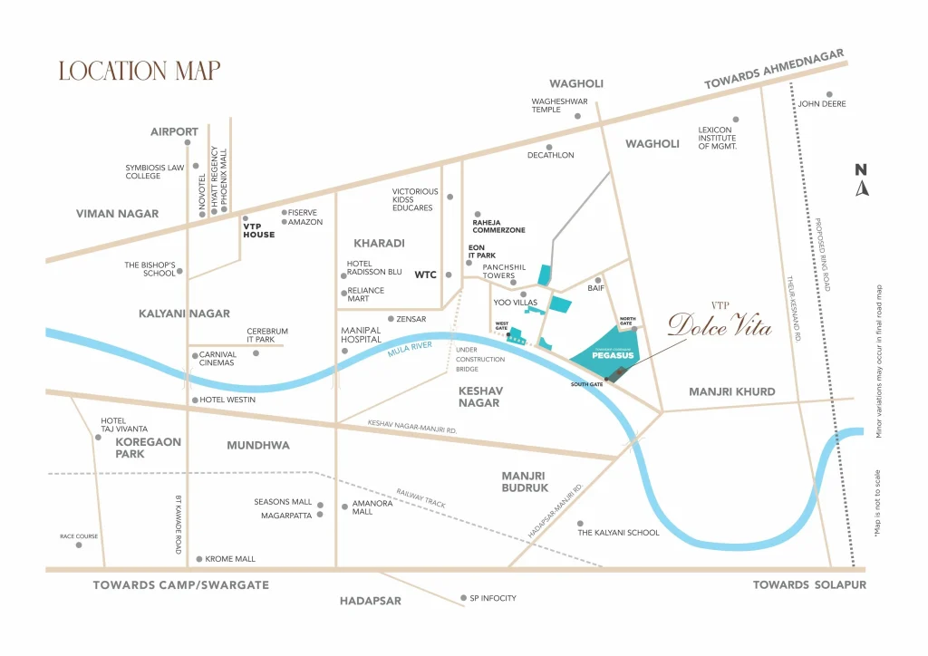 Map image - vtp kharadi dolcevita